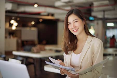 Require Female Secretary to C. E. O