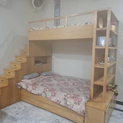 Bunk bed with 3 mattress option