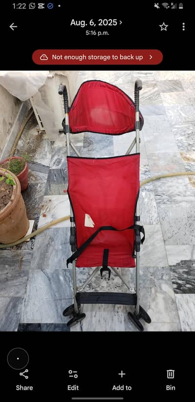 solid wood baby court and pram for sale