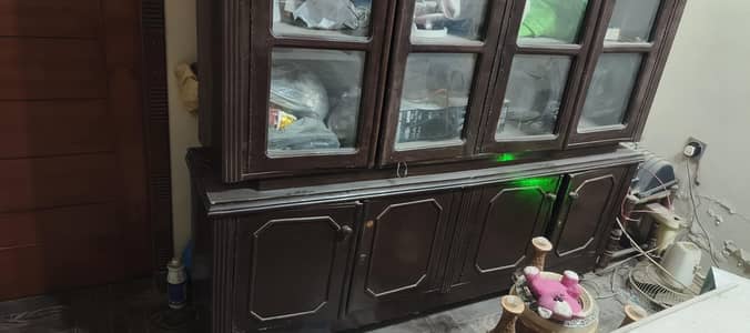 Original Wood Heavy Showcase for sale in Lahore .