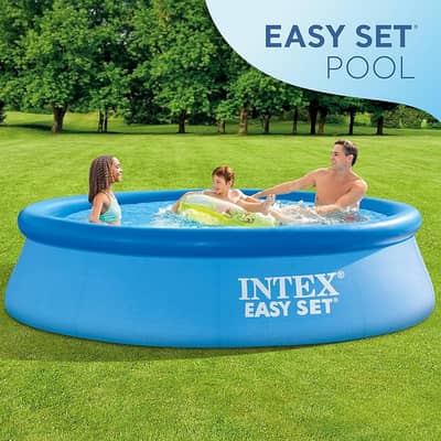 INTEX 10-FT Easy Set Pool (10' X 30") Swimming Family Pool 03020062817