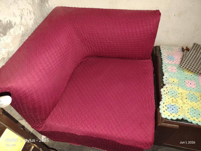 Soffa Set L Shapeed lush push condition 2