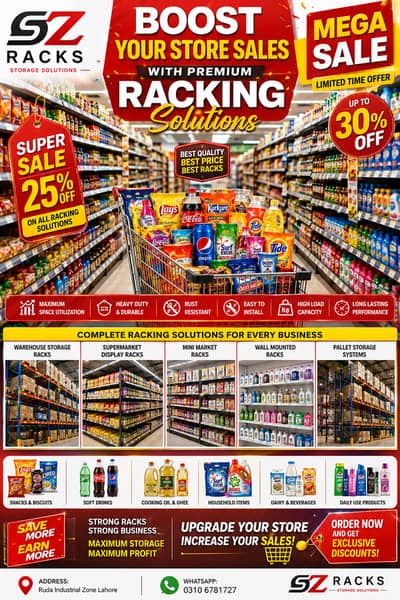 Cash Counter for Mart |Store & Supermarket |New Racks | Warehouse Rack