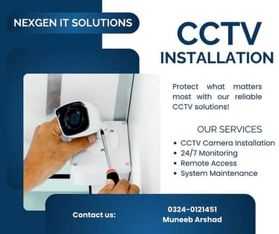 CCTV camera installation