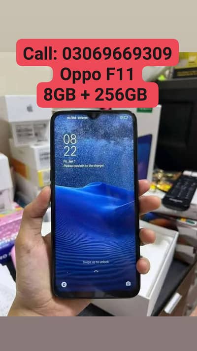 Oppo F11 PTA Approved 8GB + 256GB With Box 10by10 With Warranty