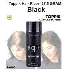 27.5 Gram Toppik Hair Building Fiber For Men & Women Black 03020062817
