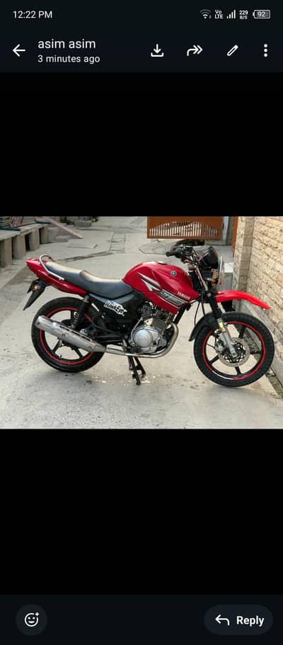 Yamaha ybr125G for sale 2016 modle