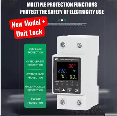 smart 10 in 1 Kwh Reclosing device 2P 63A TUYA