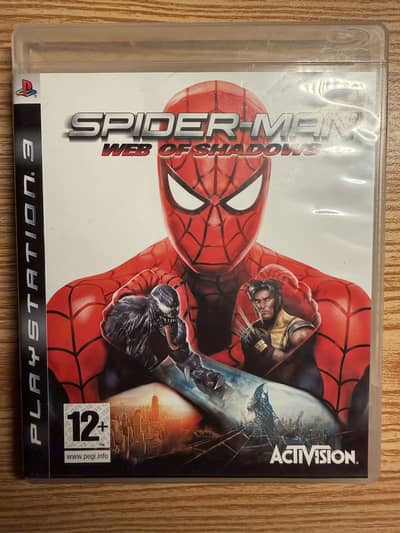 SPIDERMAN WEB OF SHADOWS PS3 GAMES (CHECK DESCRIPTION)