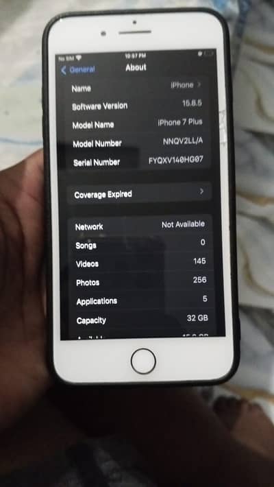 Apple iPhone 7 Plus non PDF pro unlock factory is good condition