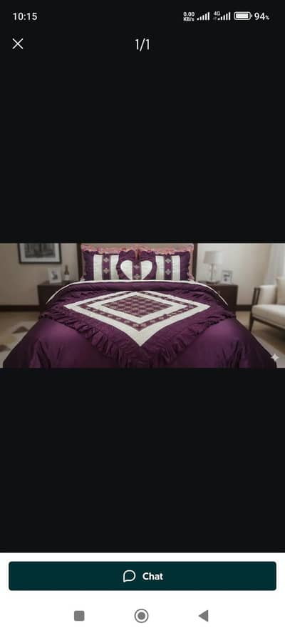 wedding bridal Beed sheet