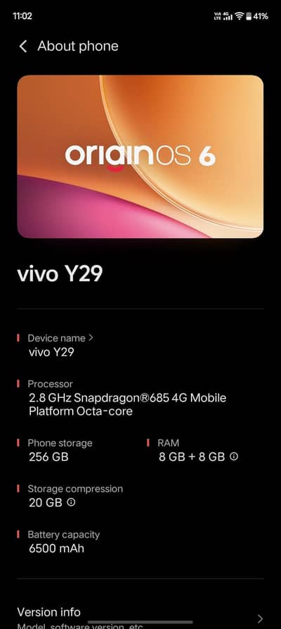 Vivo Y29