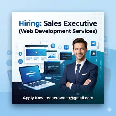 Hiring : Sales Executive (Web Development Services)