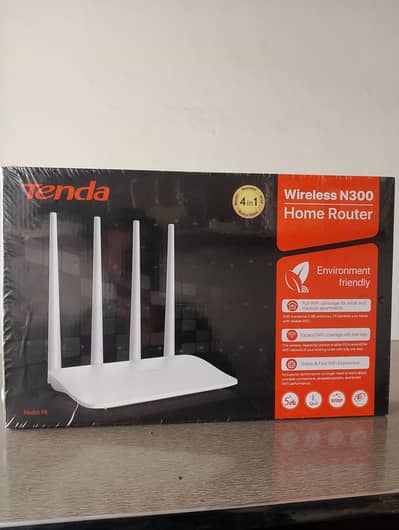 Tenda F6 Wifi Router 4 Antenna New Box Pack