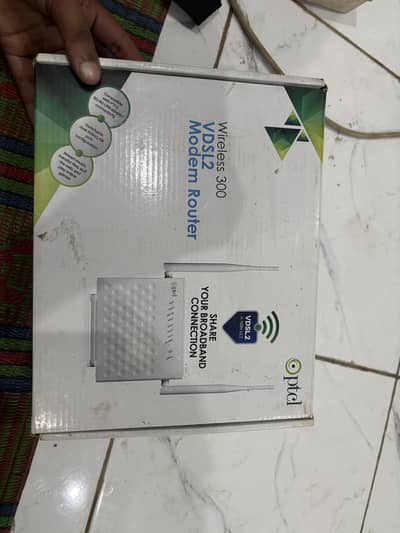 Ptcl wireless 300 VDSL2 moderm router