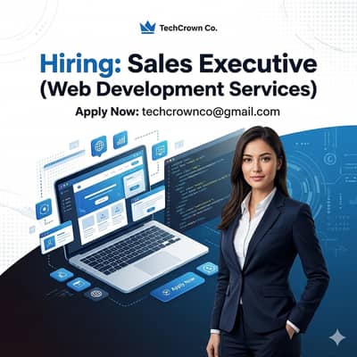 Hiring For : Sales Executive (Web Development Services) Remote Job