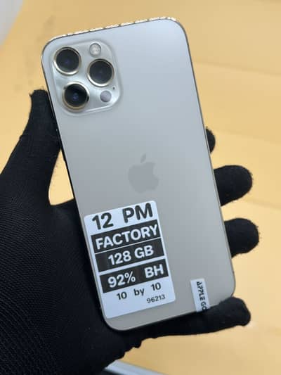 Apple iPhone 12 Pro Max 128 GB Factory unlock Non PTA 92% Battery