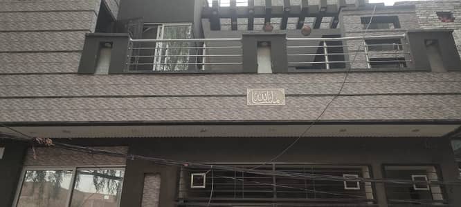 5.5 Marla triple story double unit house in Khuda bux colony airport road