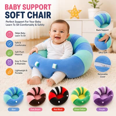Baby Support Sofa Seat for Learn to Sit –Soft & Safe