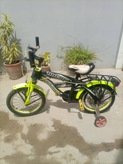 Black and Yellow Trigon Kids Bicycle for Urgent Sale!