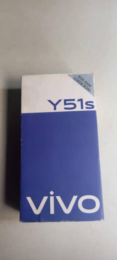 vivo y51s 8+4 128 total original he box available