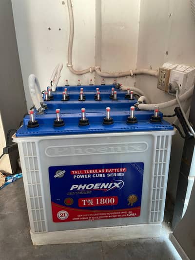 6KW Inverter & 185Amp Tublar Battery For Sale only 6 Month Used