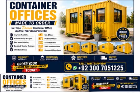 Container Offices Made to Order | Portable Site Office Cabins