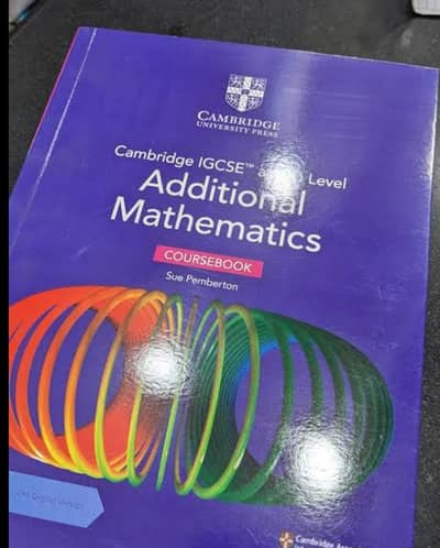 ADD MATH O LEVEL CAMBRIDGE COURSEBOOK