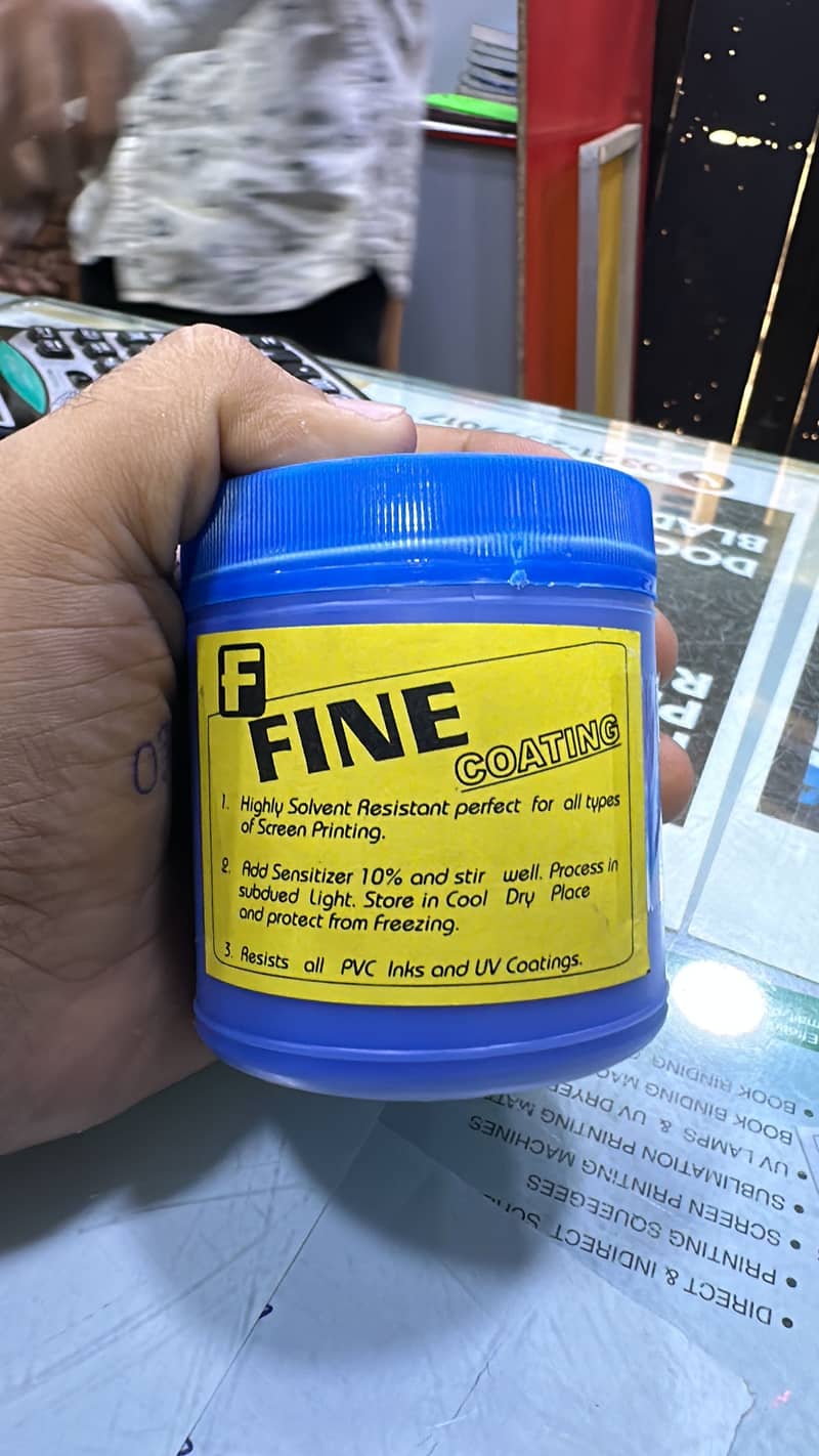 Screen printing emulsion 0