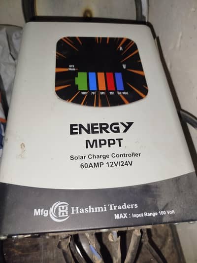mppt 60amp charger with 2 plates 190w
