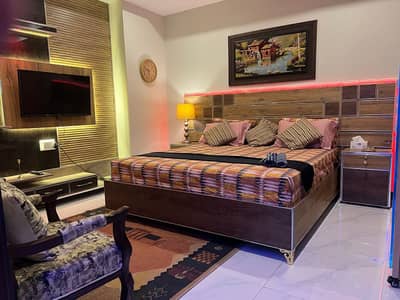 Per day 1bed ROM full furnished apartments safe and scour 100%coupe allow