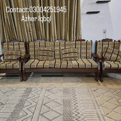 pure wooden sofa set