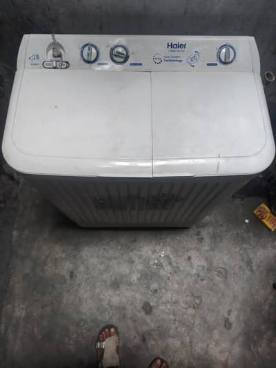 Haier washing machine with dryer