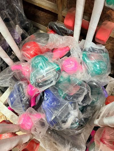 Iron Kettlebells|Dumbbells|Colourfull Kettle Bell|All size available|
