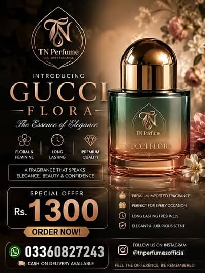 GUCCI FLORA Elegance in every spray, confidence in every mome
