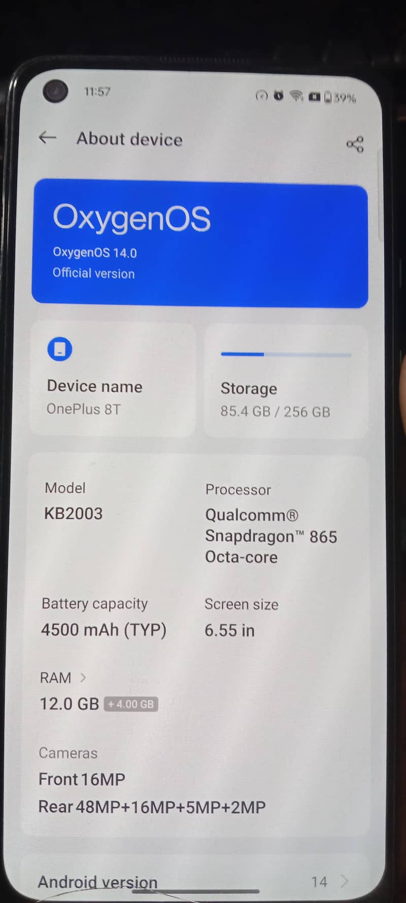 One Plus 8T 0