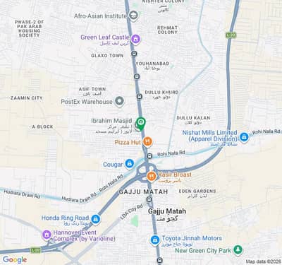 2 Marla Non Corner Commercial Plot for Sale on Ferozpur Road Prime Location Opposite Metro Station