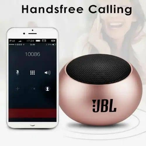 ORIGINAL" JBL M3 Mini Portable Bluetooth Speaker , SD Card SPEAKER Option TYPE C CHARGING Unleash the BEAST speaker of Sound!
