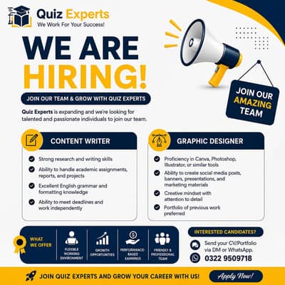 Content Writing & Graphic Design