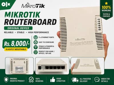 MikroTik Router BOARD Original – 100% Working Condition|urgent sale