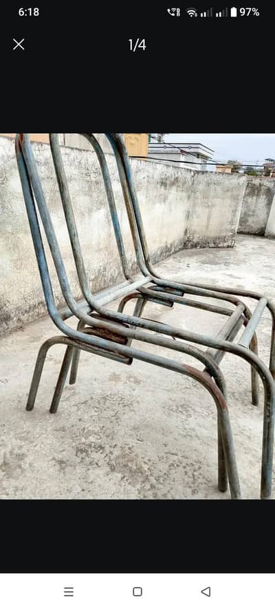American pipes frame chairs for sale in Islamabad