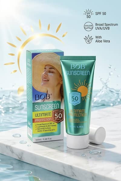 Original Imported BOB Sunscreen SPF 50 PA+++ (Ultimate Protection)