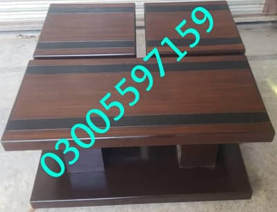 Center table set, coffee side table, sofa table, furniture, wood desk,