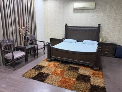 Bed with 2side tabels and 2chairs table for sale