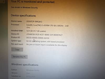 Lenove Thinkpad i5 laptop for sale urgent