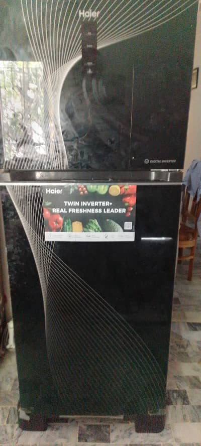 HAIER FRIDGE AVAILABLE FOR SALE . JUST 6 MONTH USE
