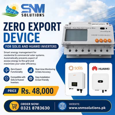  Zero Export Device for Solis & Huawei Inverters Available Now!
