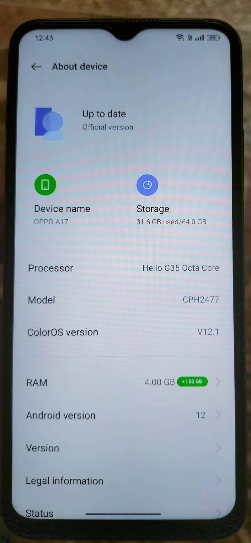OPPO A17 2