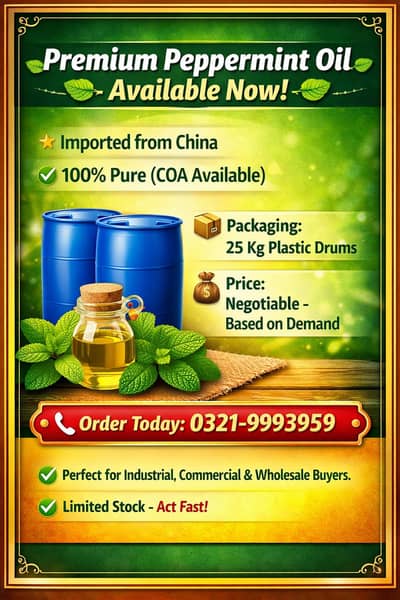 Premium peppermint oil