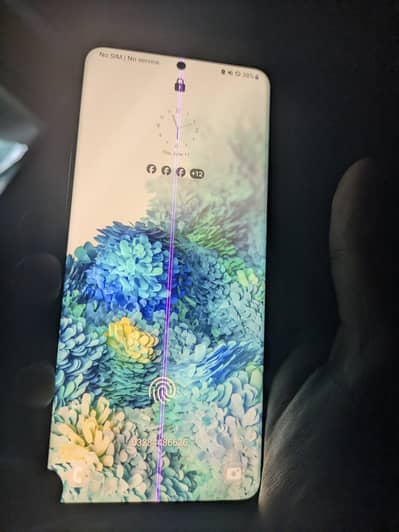 Samsung Mobile S20 Plus Official pta 12GB Ram  Urgent sale - Line Dot